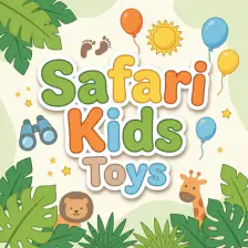 Logo da locadora Safari Kids Toys